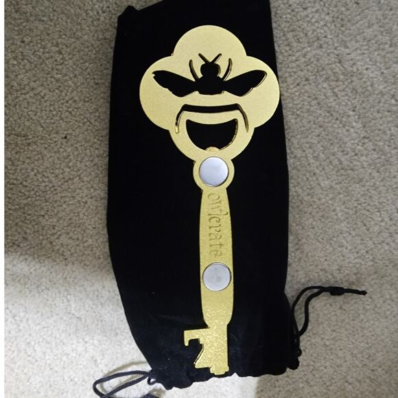 Owlcrate Exclusive Large Metal Enamel Bottle Opener Key - Picture 3 of 3